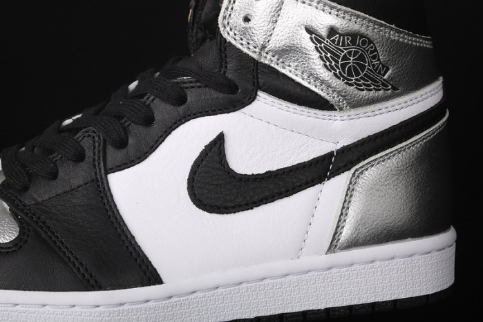 air jordan 1 retro high silver toe (w) - cd0461-001