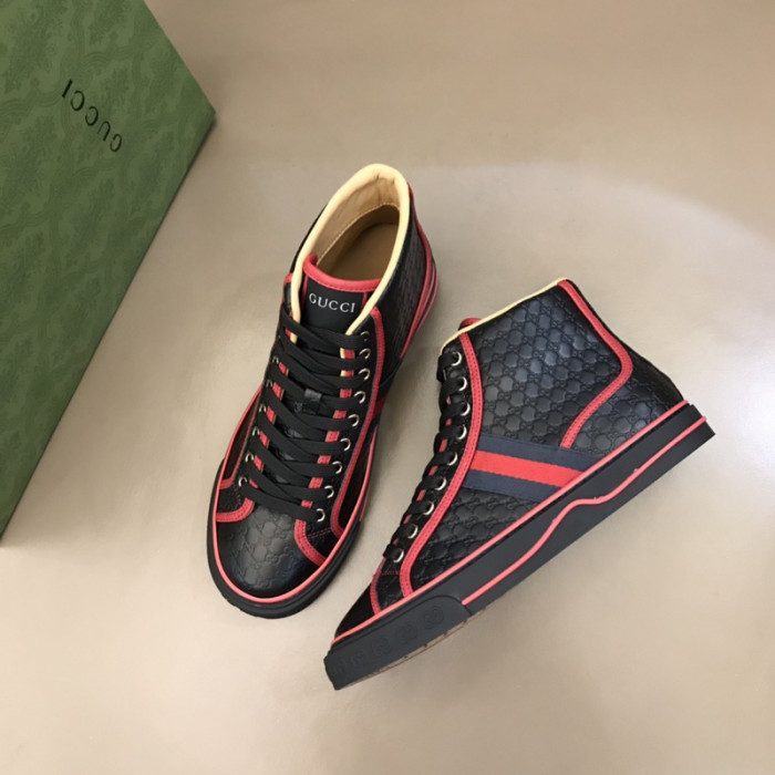 gucc men''s high top sneaker 221451m236006