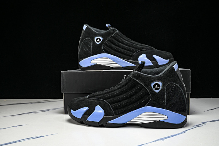 Air Jordan 14 “Black/University Blue” 487471-002