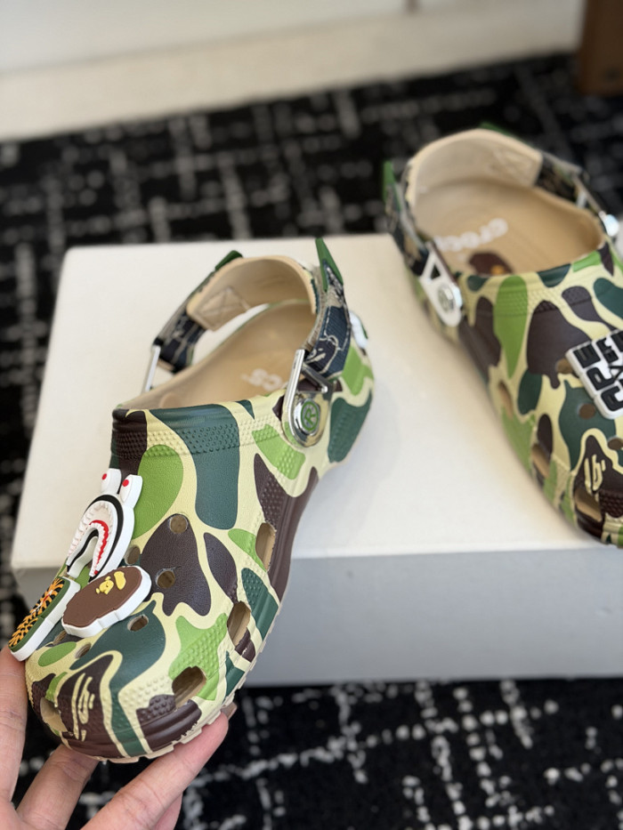 BAPE x Cr0c5 Classic Clog CS0001