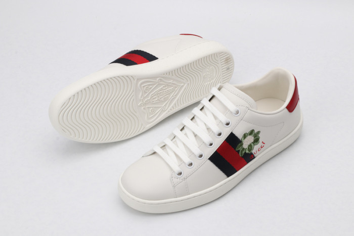 gucc ace embroidered low-top sneaker