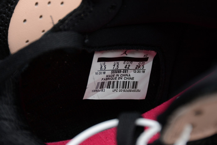 air jordan 1 retro high black crimson tint 555088-081