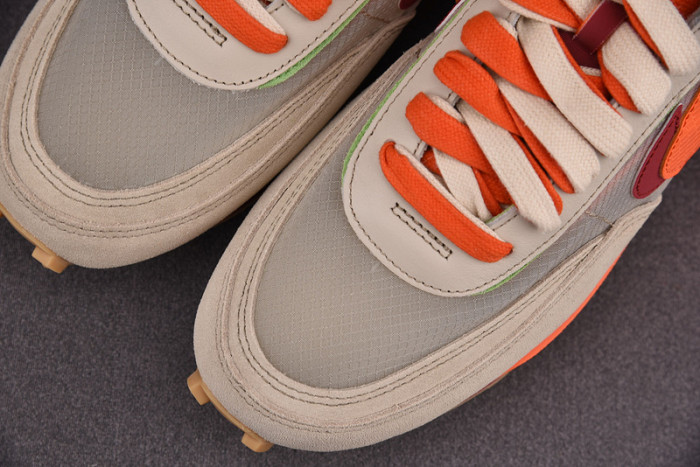 nike ldwaffle clot sacai net orange blaze - dh1347-100