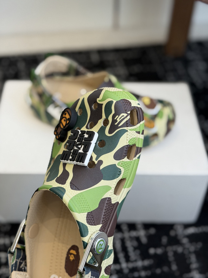 BAPE x Cr0c5 Classic Clog CS0001
