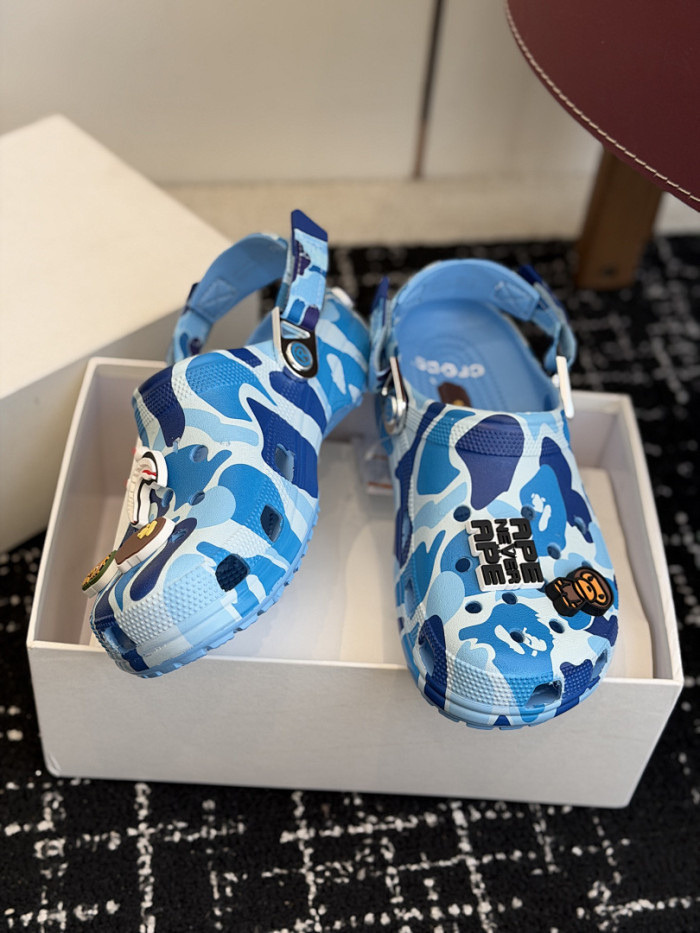 BAPE x Cr0c5 Classic Clog CS0002