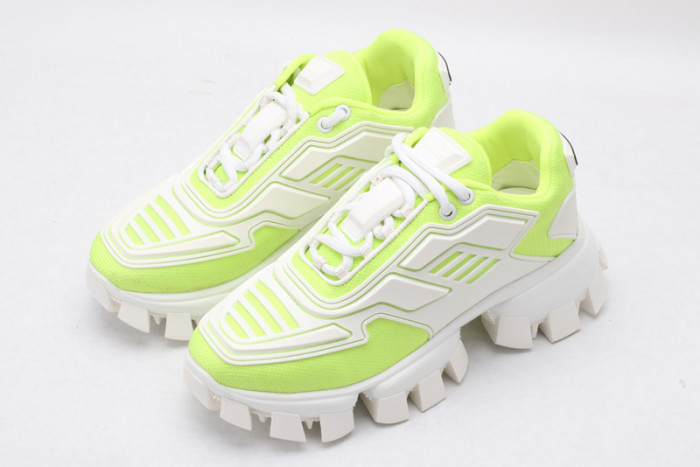 pra cloudbust thunder knit white and fluorescence green