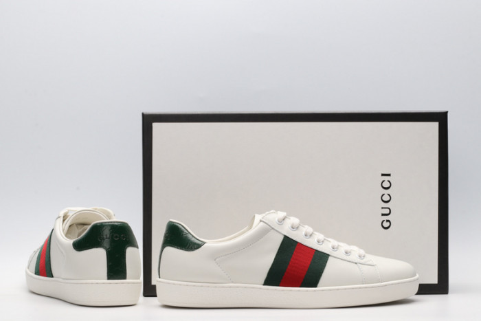 gucc ace embroidered low-top sneaker 429466a38g09064