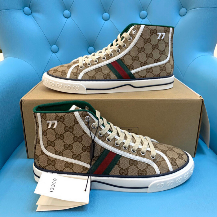 gucc men''s high top sneaker m236014
