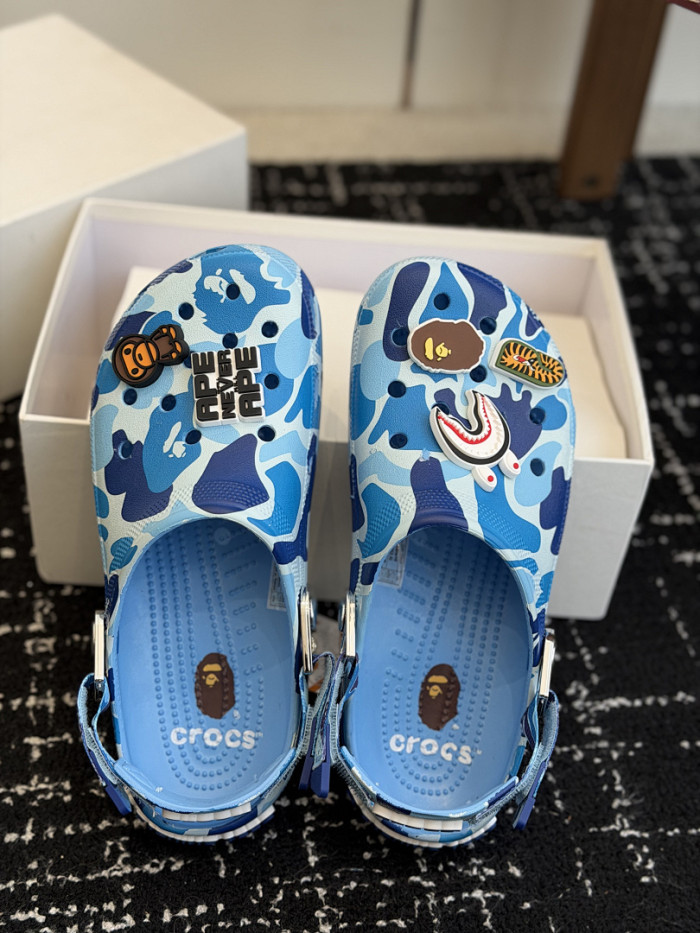 BAPE x Cr0c5 Classic Clog CS0002