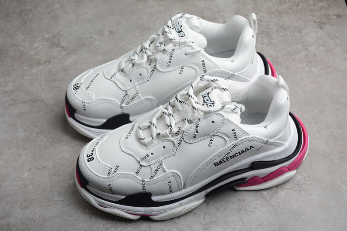 blcg sneaker triple.s allover logo 524039 w2fa4 9155