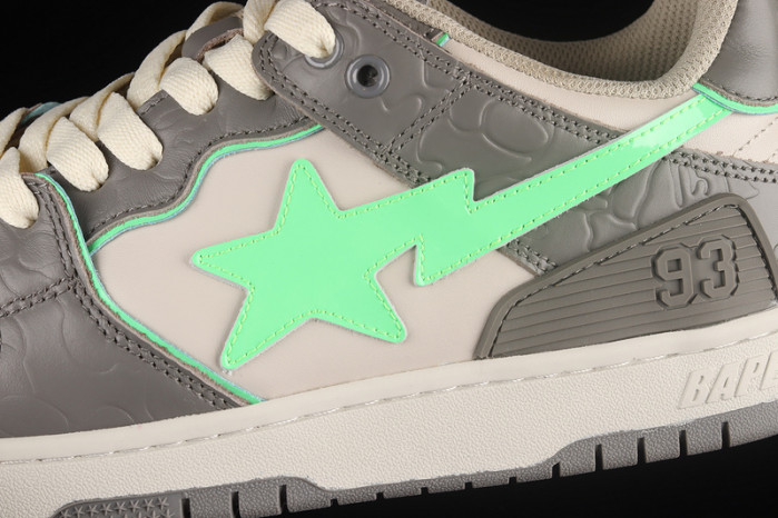 bape sta sk8 to nigo dark grey/beige/green 1g70191034