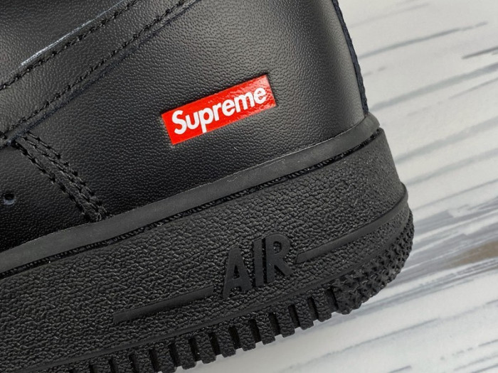 nike air force 1 low su---preme black - cu9225-100-001