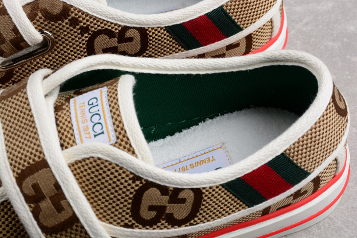 gucc disney x tennis 1977 low-top sneaker