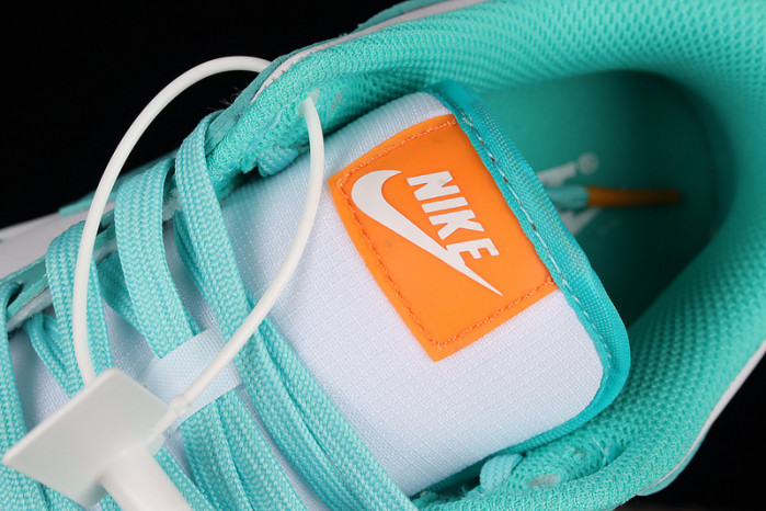 nike dunk low white turquoise (w) - dv2190-100