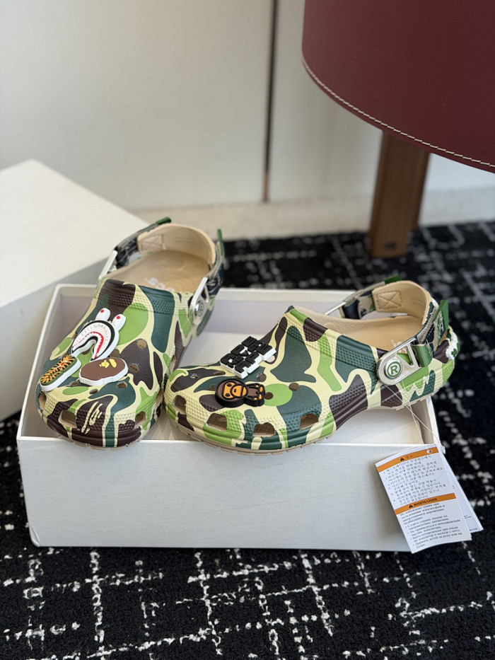 BAPE x Cr0c5 Classic Clog CS0001