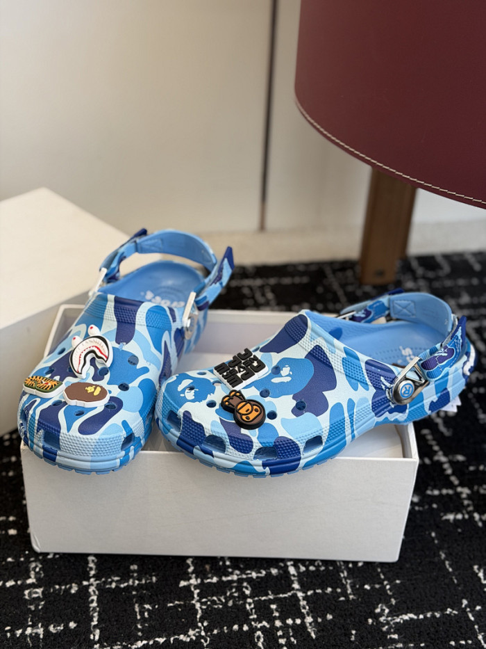 BAPE x Cr0c5 Classic Clog CS0002