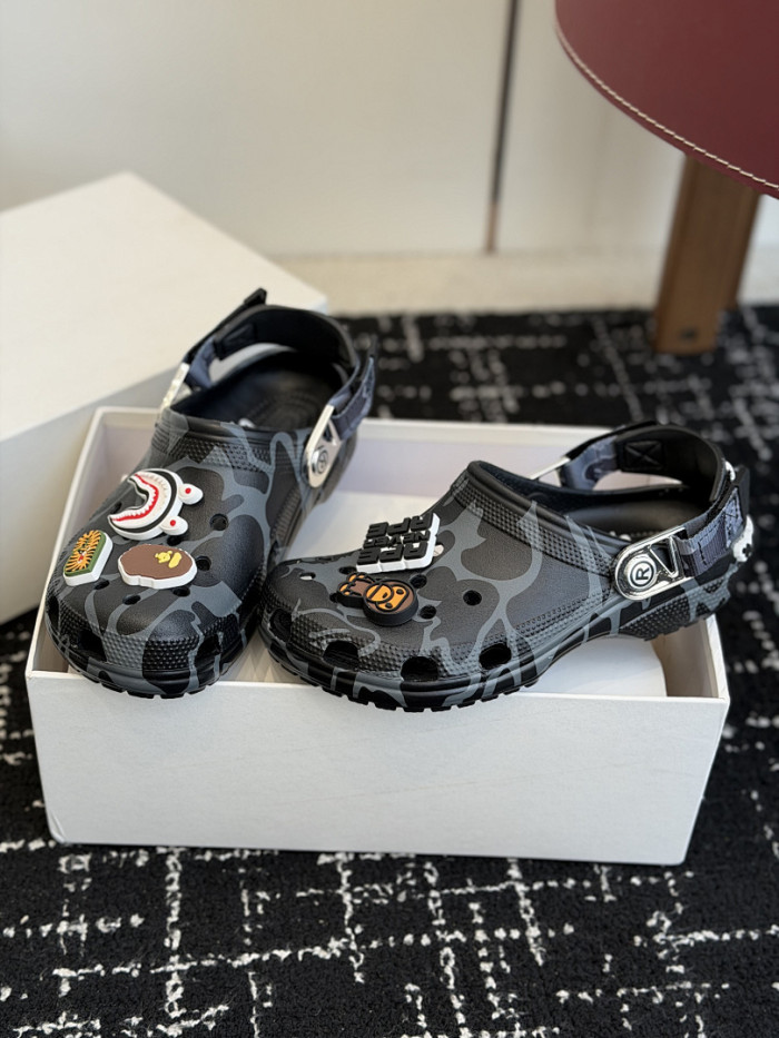 BAPE x Cr0c5 Classic Clog CS0003