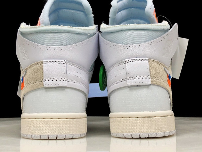 air jordan 1 retro high ofw white aq0818-100