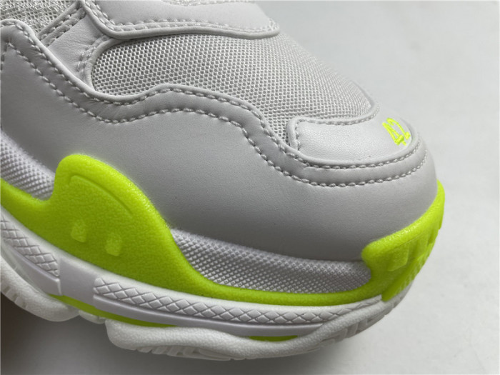 blcg sneaker triple.s.gomma silver white 536737 w0901 9088