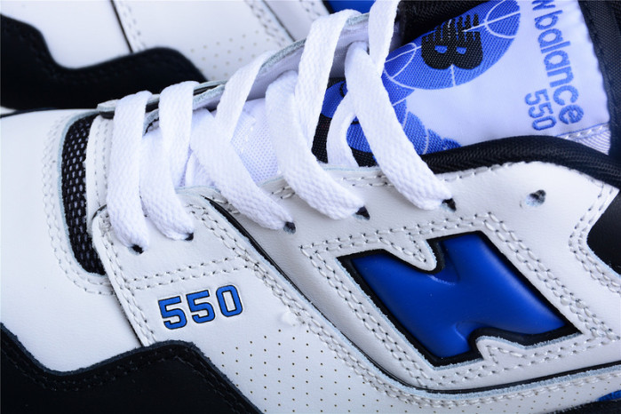 new balance 550 white royal black - bb550hn1