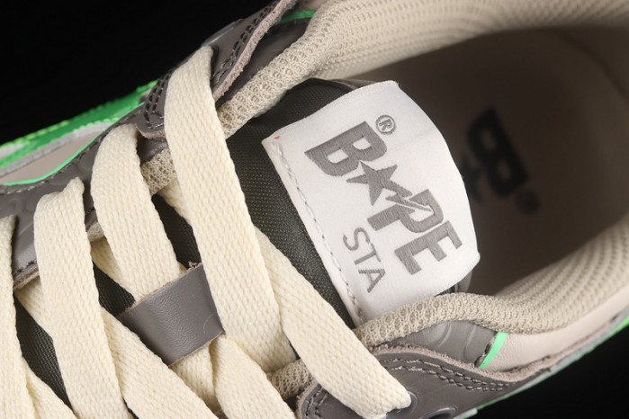 bape sta sk8 to nigo dark grey/beige/green 1g70191034