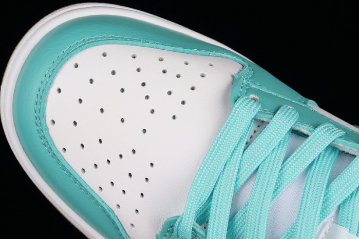 nike dunk low white turquoise (w) - dv2190-100