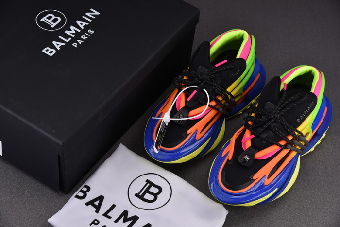 balmain unicorn layered sneakers op09895
