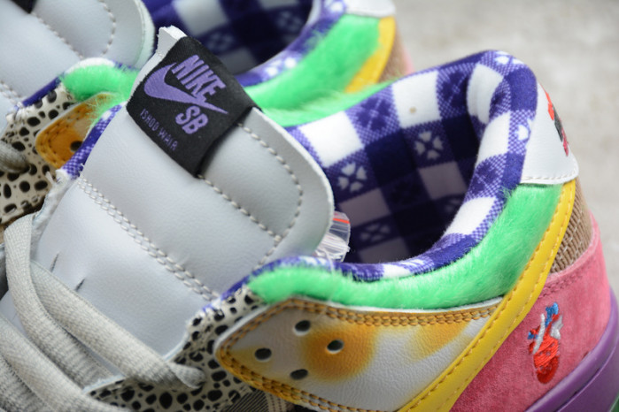 nike duck low pro purple yellow 318403-137