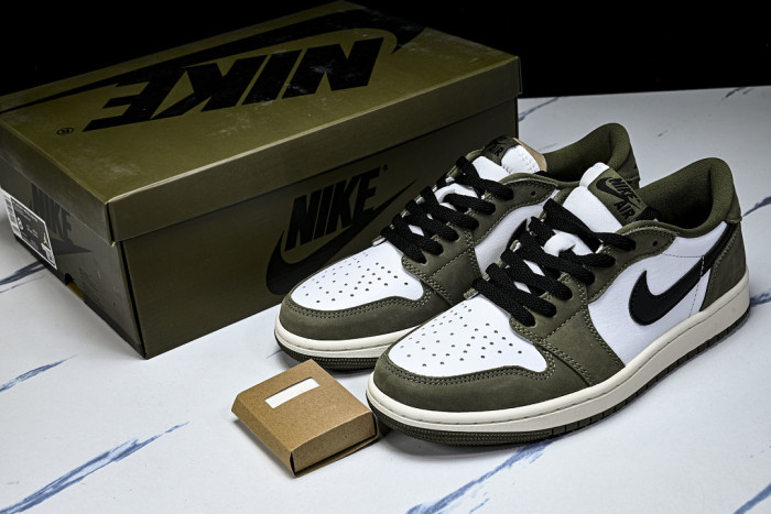 Air Jordan 1 Retro Low OG Medium Olive HQ6998-200