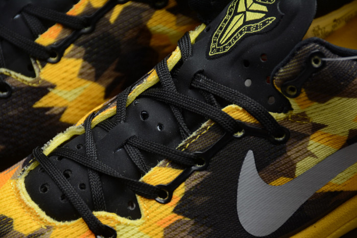 nike zoom kobe 8 viii black yellow grey basketball shoes 555286-077