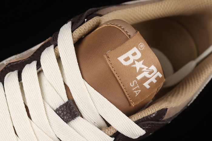 bape sta sk8 to nigo brown/dark brown/white h80191013