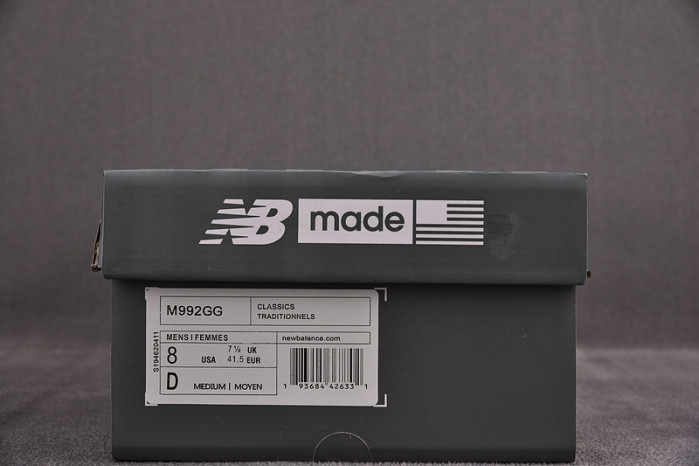 new balance 992 navy grey - m992gg