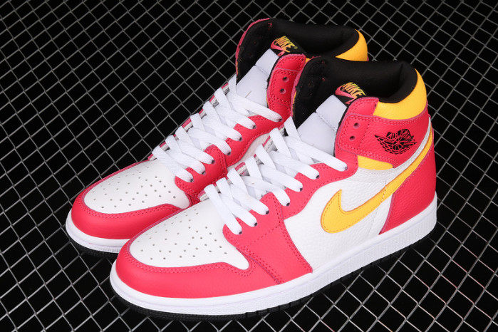 air jordan 1 retro high og light fusion red 555088-603