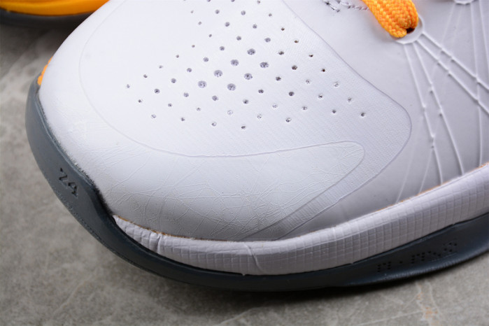 nike zoom kobe v summite white black yellow 386430-104
