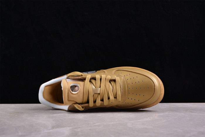 Off-White x NK Air Force 1 gold AO4297-800