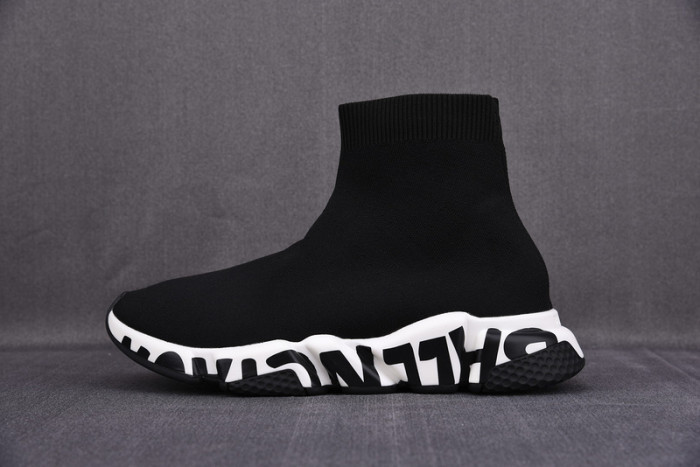 blcg speed sneaker black-white 605972 w05ge 1015