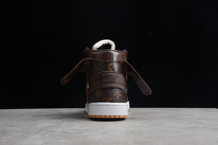 Louis Vuitton x OW x Air Jordan 1 Customs MENS AQ0818-202