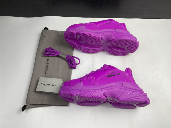 blcg sneaker triple.s.gomma purple red 524039 w2fa1 9016