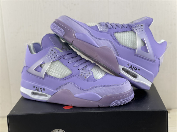jordan 4 retro x ofw purple
