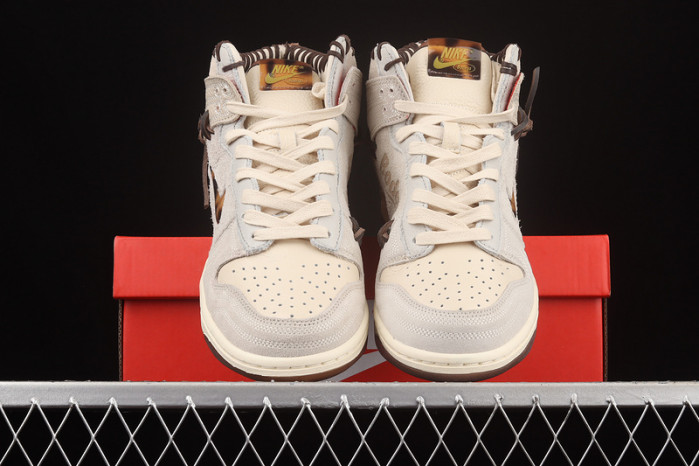 nike dunk high bodega sail multi friends and family cz8125 100