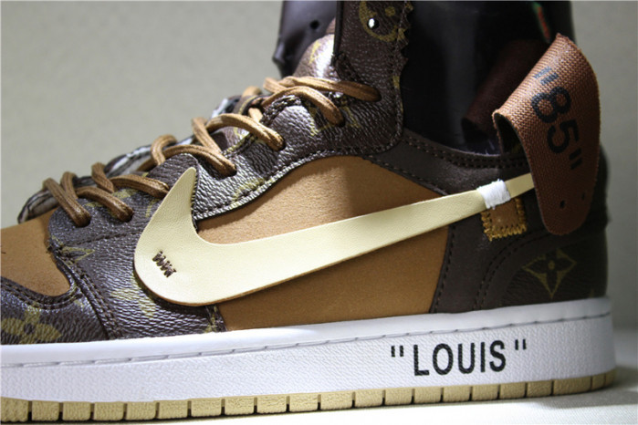 l**is V*t*n x ow x air jordan 1 customs mens aq0818-202