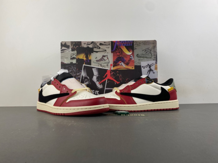 Travis Scott x Air Jordan 1 Low OG DM7866-Red