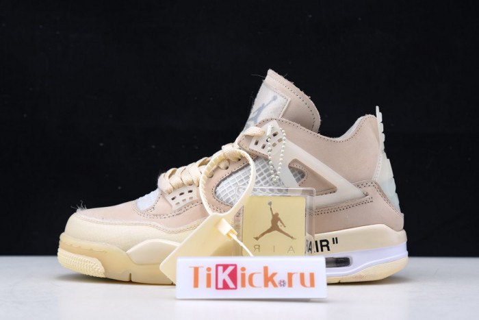 air jordan 4 retro ofw sail cv9388-100