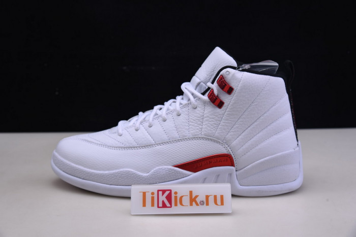 air jordan 12 twist white university red ct8013-106