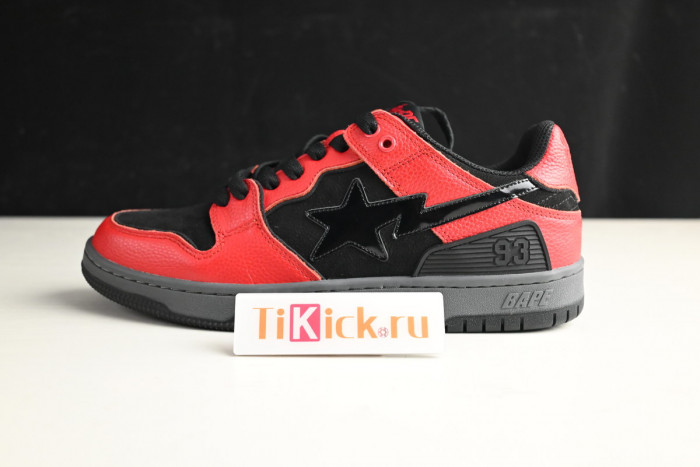 bape sta sk8 to nigo light brown/black/red 1g70191034011