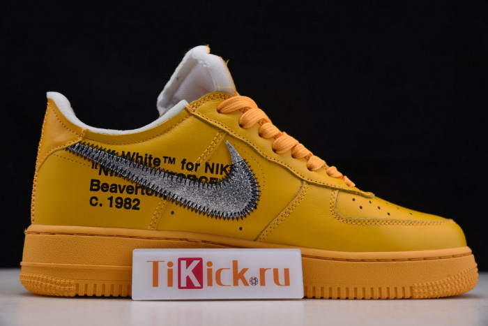 nike air force 1 low university gold metallic silver dd1876-700