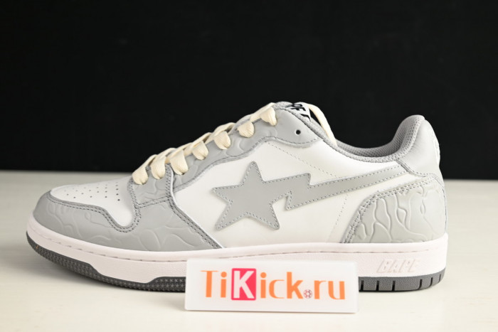 bape sta sk8 to nigo light grey/white/beige aa1g801009i
