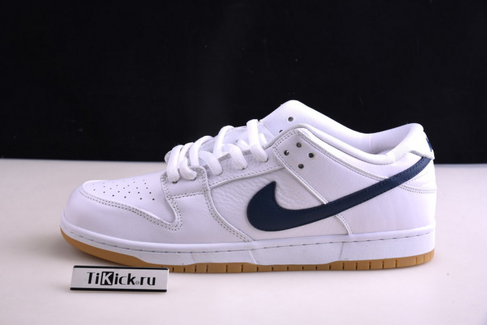 nike sb dunk low orange label white navy cz2249-100