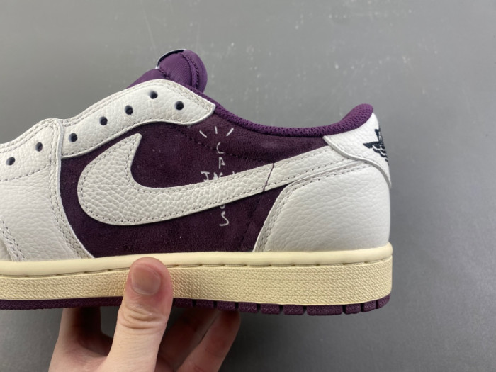 Travis Scott x Air Jordan 1 Low OG DZ4137-purple