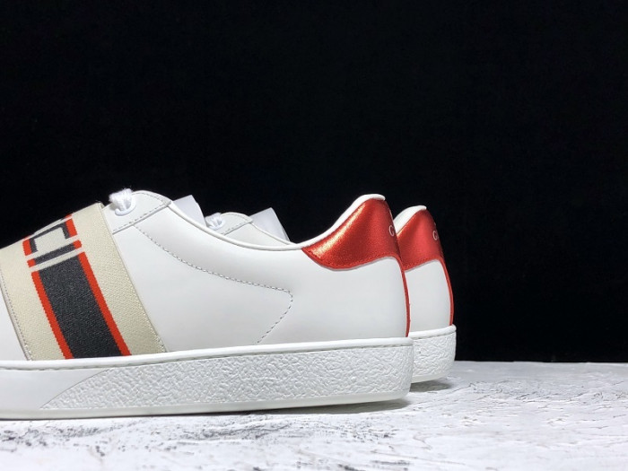 gucc ace embroidered low-top sneaker